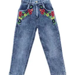 Floral Print Stretchable Jeans-image-88