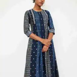 Women Printed A-Line Kurta-32