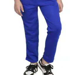 Boys Straight Fit Track Pants with Elasticated Drawstring Waist-image-53