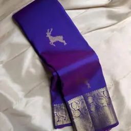 Women Silk Saree with Contrast Border -image-8