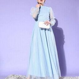 Gown Dress with Bishop-Sleeves-picture-18