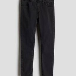 Girls Lightly Washed Skinny Fit Jeggings-image-87
