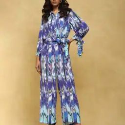 Printed Viscose Jumpsuit-image-4
