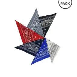 aashirwad crafts Pack of 6 Men Printed Bandanas-picture-5