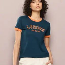 Women Graphic Crew-Neck T-shirt-image-49