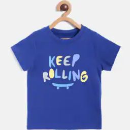 Typographic Print Round-Neck T-Shirt-image-31