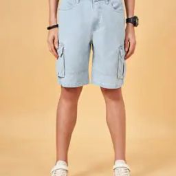 Men Regular Fit Cargo Shorts-picture-5