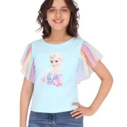Cartoon Print Short-Sleeve Top-picture-4