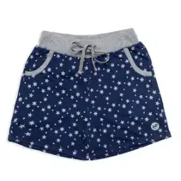 Girls Star Print Shorts with Drawstring Waist-image-38