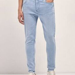 Mid Rise Skinny Washed Jeans-image-7