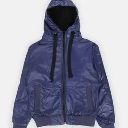 Zip-Front Hooded Jacket with Slip Pockets-15