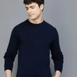Crew-Neck T-Shirt with Ribbed Hems-picture-21