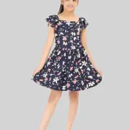 Floral Print Fit & Flare Dress-picture-20
