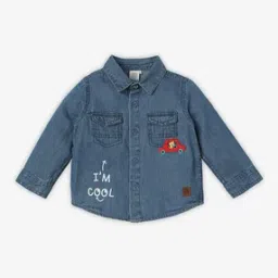 ed-a-mamma Denim Shirt with Embroidery-picture-45