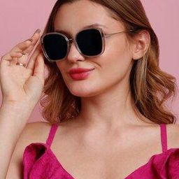 Women Oversized Aviators Sunglasses-30