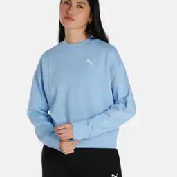 Women Crew-Neck Relaxed Fit Sweatshirt-image-25