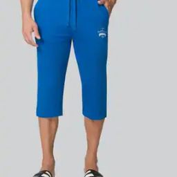 Drawstring Waist Functional Pockets Capri Shorts-image-73