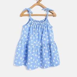 Printed Strappy Flounce Top-21