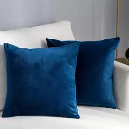 aazeem Set of 4 Square Cushion Covers with Zip Closure-picture-0