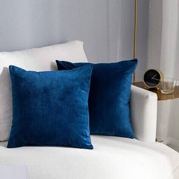 aazeem Set of 2 Square Cushion Covers with Zip Closure image 1