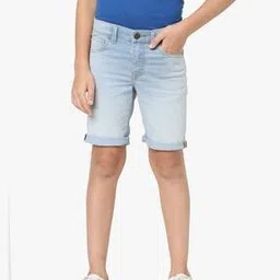 jack & jones Boys Lightly Washed Regular Fit Denim Shorts-picture-6