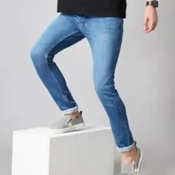 Men Mid-Wash Low-Rise Slim Fit Jeans-image-63