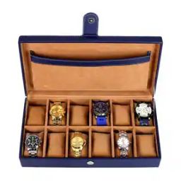 Unisex 12 Slots Watch Organiser Box-image-36