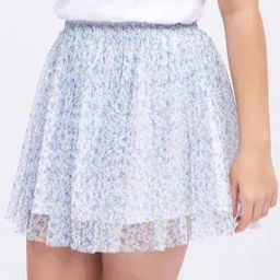 Floral Print A-Line Skirt-picture-44