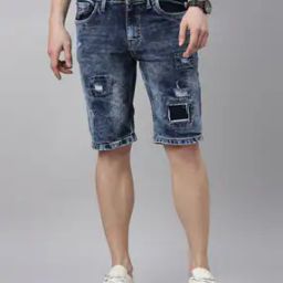 Denim Shorts with Insert Pockets-picture-39