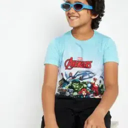 Captain America Print Crew-Neck T-shirt-picture-48