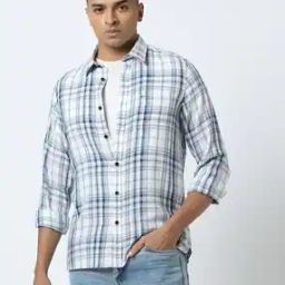 Men Checked Regular Fit Shirt-image-42