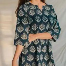 Women Relaxed Fit Block Print Tunic-50