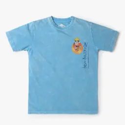 Boys Naruto Print Regular Fit Crew-Neck T-Shirt-picture-2