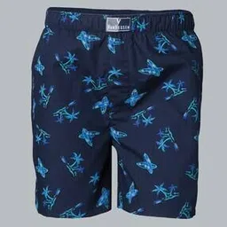 Functional Pocket & Allover Print Boxer Shorts-image-79