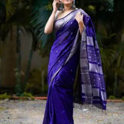 Women Silk Saree with Blouse Piece-image-72