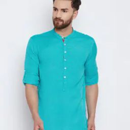 Mandarin Collar Short Kurta-image-39