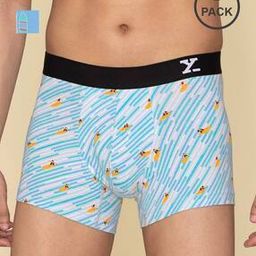 Pack of 2 Printed Trunks with Elasticated Waist-picture-3