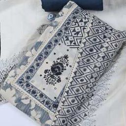 Women Embroidered Unstitched Dress Material-image-48