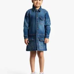 Girls Heavy-Wash Shirt Dress-picture-37