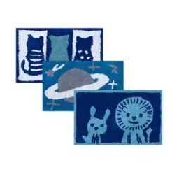 Pack Of 3 Aazeem Graceful Attractive Door Mats With Anti Skid-28