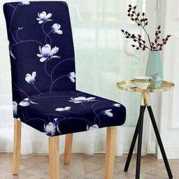 Floral Print Slip-on Chair Cover-image-26