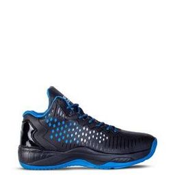 Geometric Print Basketball Shoes with Lace-Fastening-image-42