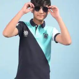 Boys Colour-Block Slim Fit T-Shirt-image-40