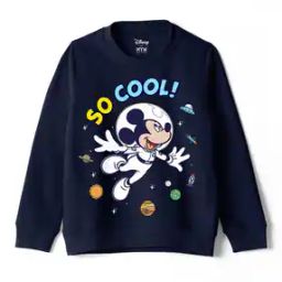 Mickey Mouse Print Sweatshirt-13