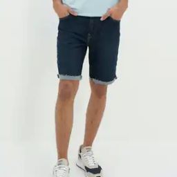 Lightly Washed Denim Shorts-picture-47