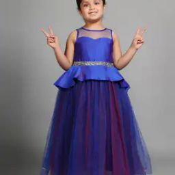 toy balloon kids Girls Embellished Gown Dress-picture-28