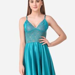 Lace Babydoll with Strappy Sleeves-image-34