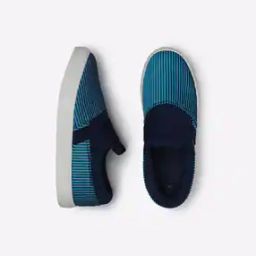 Low-Top Striped Slip-On Sneakers-image-69