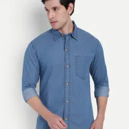 cosmic Men Regular Fit Shirt with Cuffed Sleeves-picture-43
