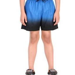 Ombre-Dyes Shorts with Elasticated Drawstring Waist-image-55